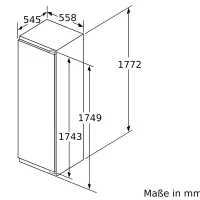 NEFF GI7813CE0 N 70 Einbau-Gefrierschrank 177.2 x 55.8 cm Flachscharnier mit Softeinzug